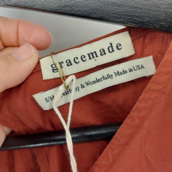 Madewell × Gracemade Miriam Organic Cotton Dress Small Medium - Picture 8 of 13
